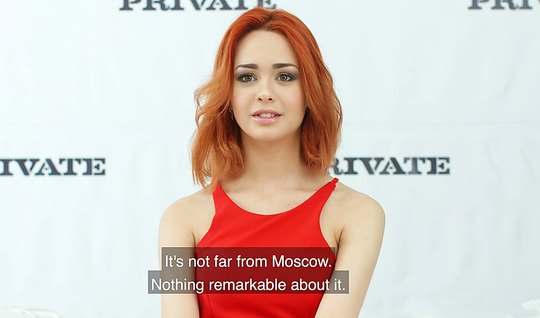 Русское любительское порно с рыжей красавицей утром